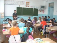 Учащиеся 3 класса на мероприятии Центральной детской библиотеки «Читаем басни Крылова» (1)